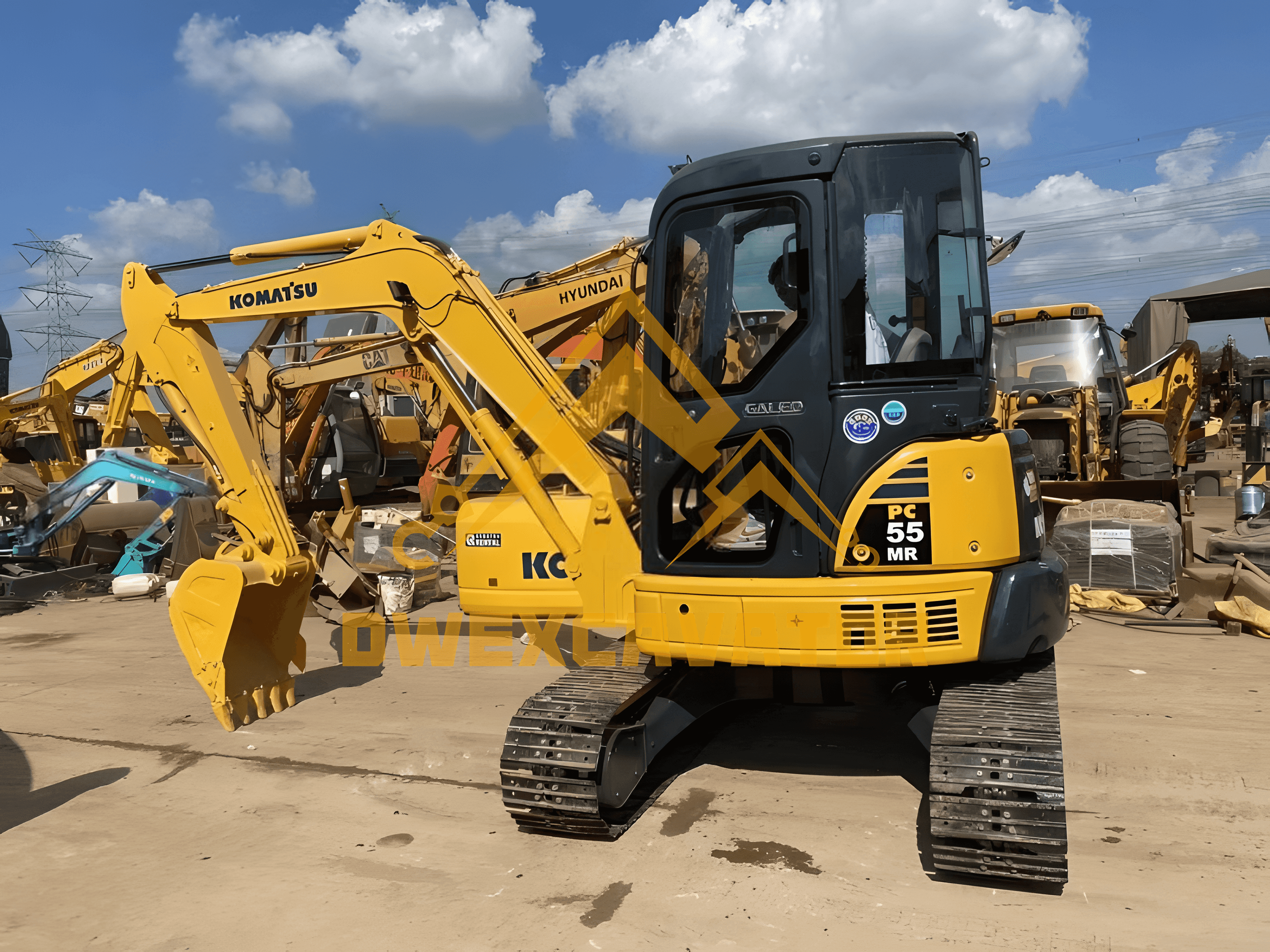 Used Komatsu PC55MR-2